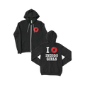 Record Love Zip Hoodie